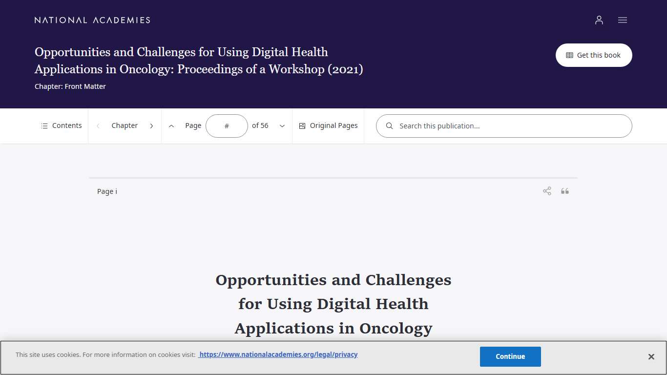 Proceedings of a Workshop (2021)