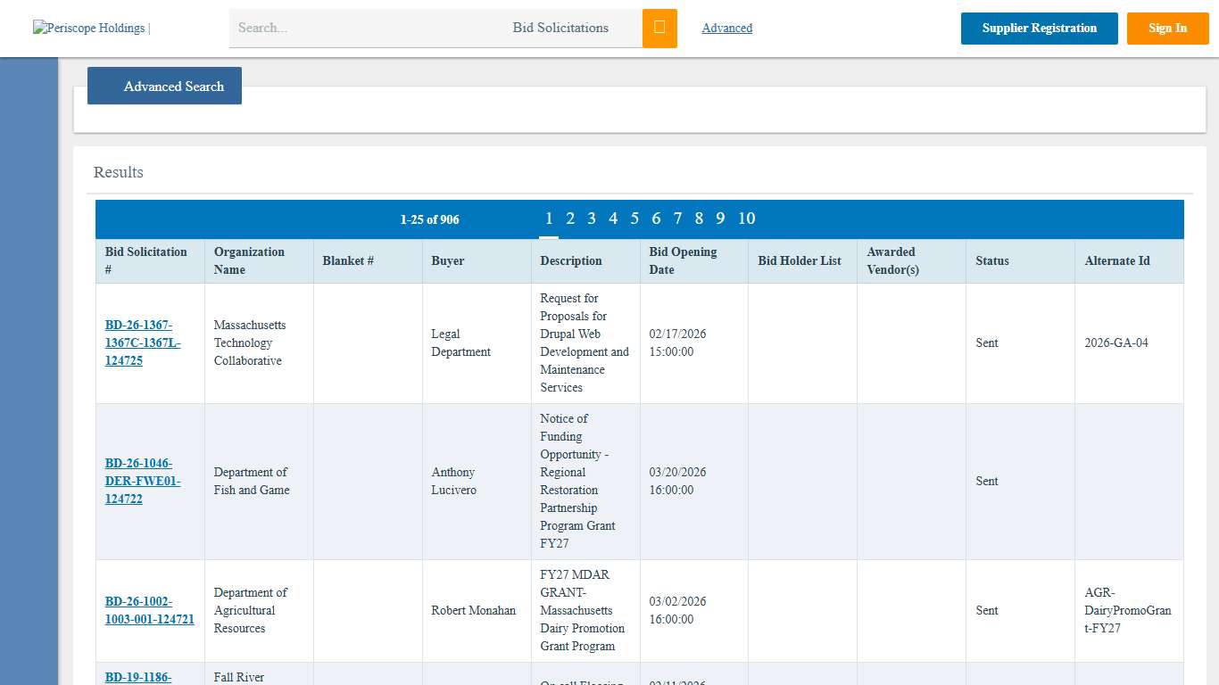 COMMBUYS - /view/search/external/advancedSearchBid.xhtml - openBids=true